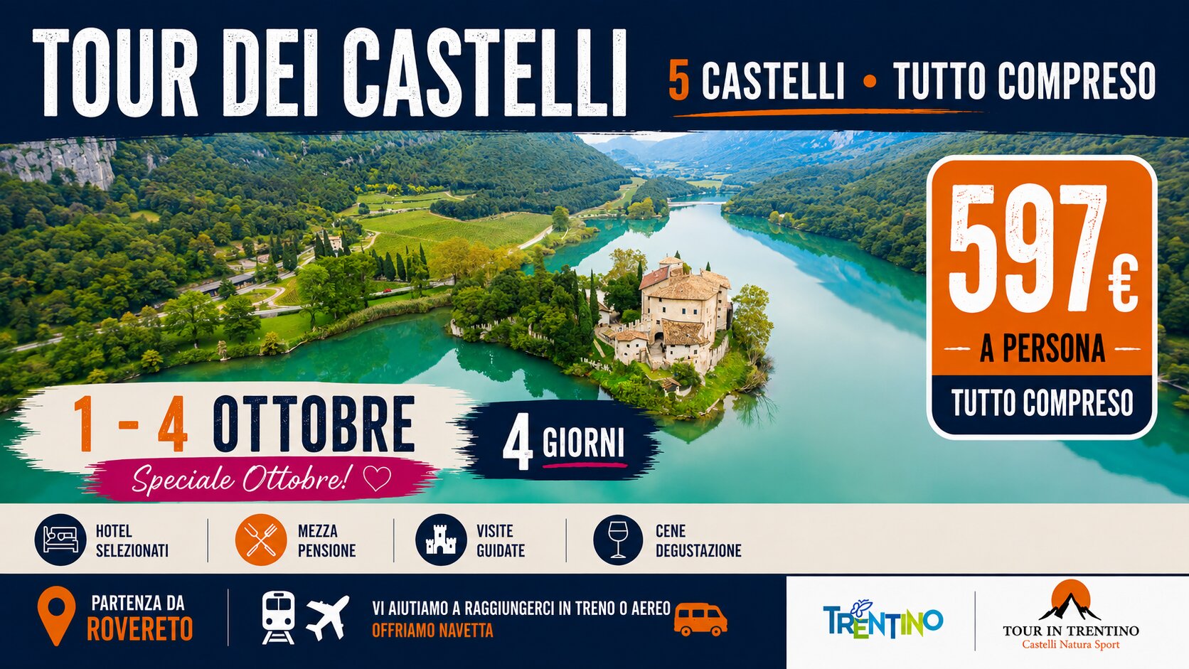 Tour dei Castelli 1 ottobre 2026